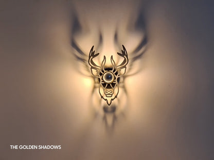 Wall lamp (Deer head)