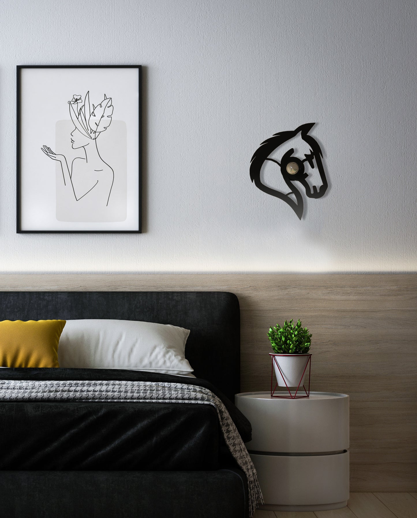 Wall lamp (Horse head)